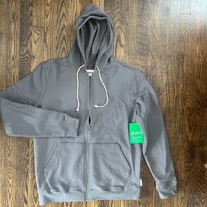 Pact Zip up Hoodie Size Large NWT